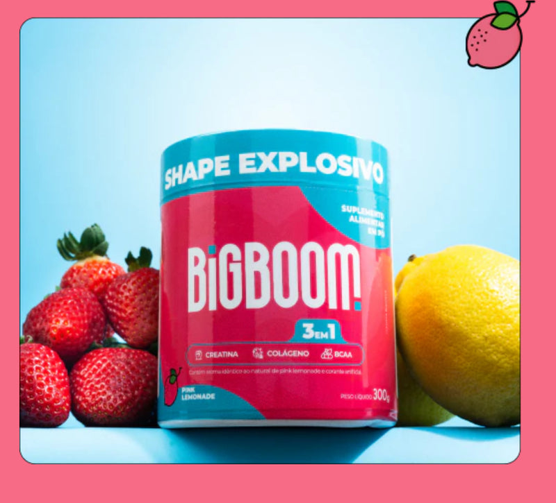 Creatina, colágeno e BCAA BigBoom
