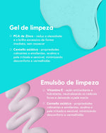 Emulsão de Limpeza Limpador Suave Hidratante Vit E + Extrato de Camomila - Creamy