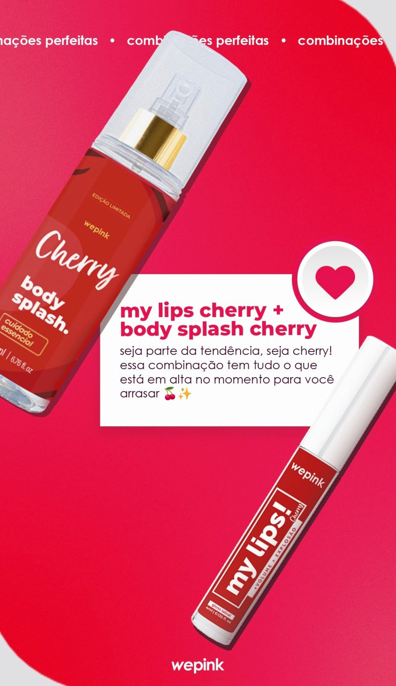 Kit Body Splash Cherry + MyLips Cherry🍒