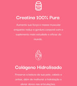 Creatina, colágeno e BCAA BigBoom