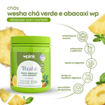 Kit Wesha chás, verde hibisco e abacaxi
