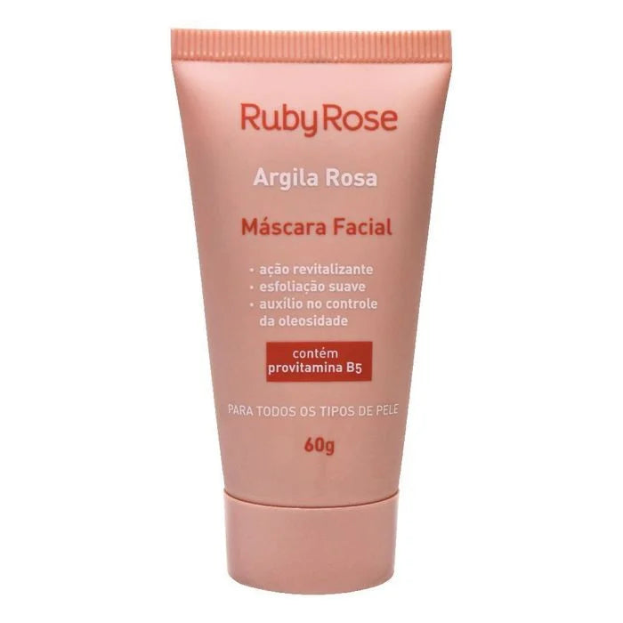 Mascara Facial Argila Rosa - Rubyrose