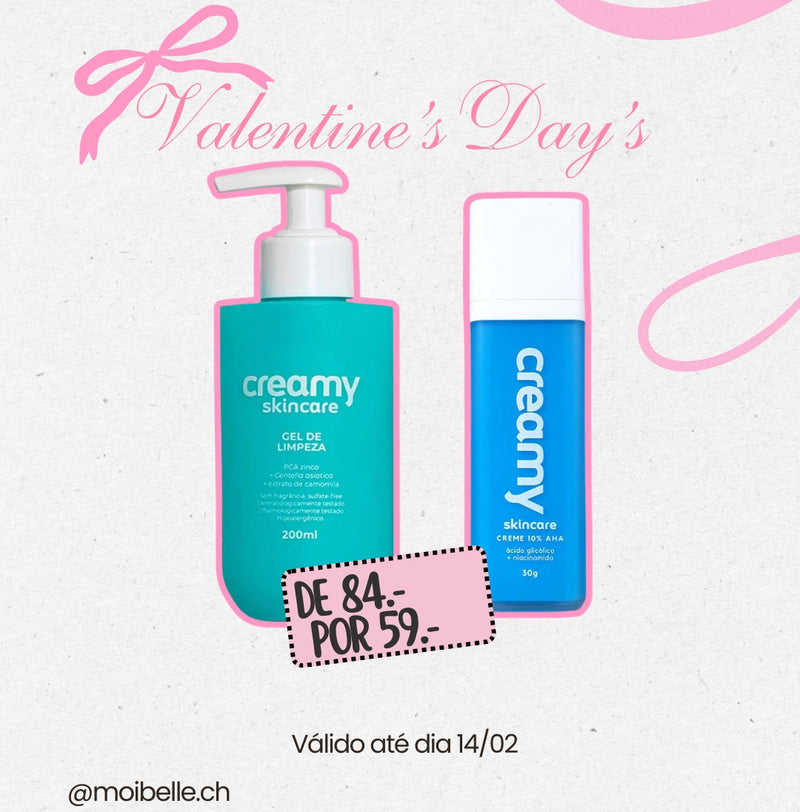 Kit Creamy Gel de limpeza + Acido glicólico