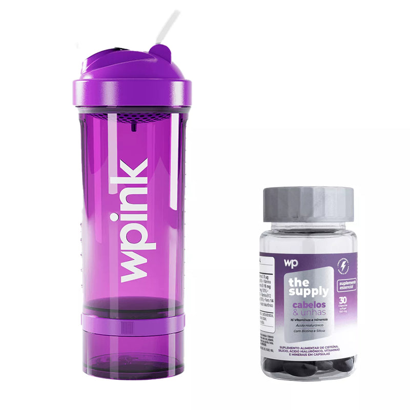 Kit Shaker Purple + Cabelos e unhas