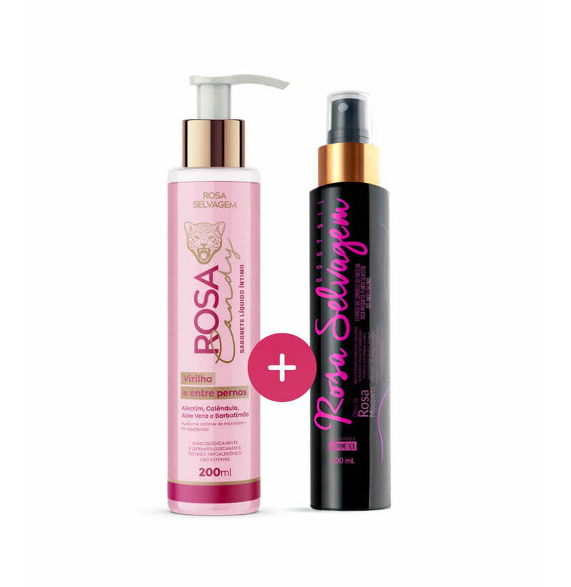 SABONETE INTIMO ROSA SELVAGEM + ÓLEO