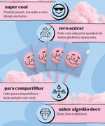 Pirulito Zero Açúcar Ticky - Sabor Algodão Doce Antonella Braga