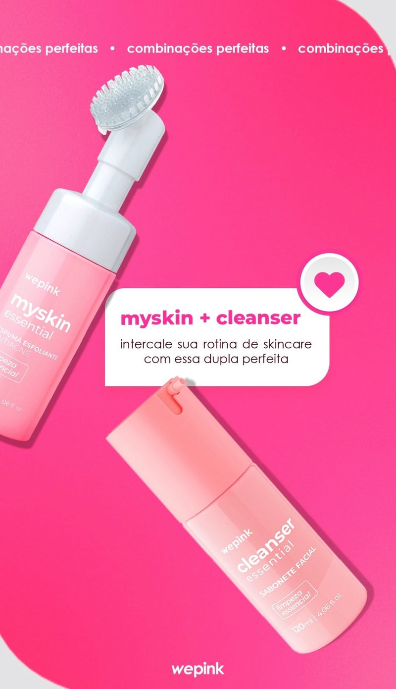 Kit My Skin + Cleansing Oil We pink