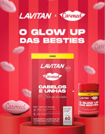 Lavitan Carmed Cabelos e Unhas 60 Comprimidos Mastigáveis