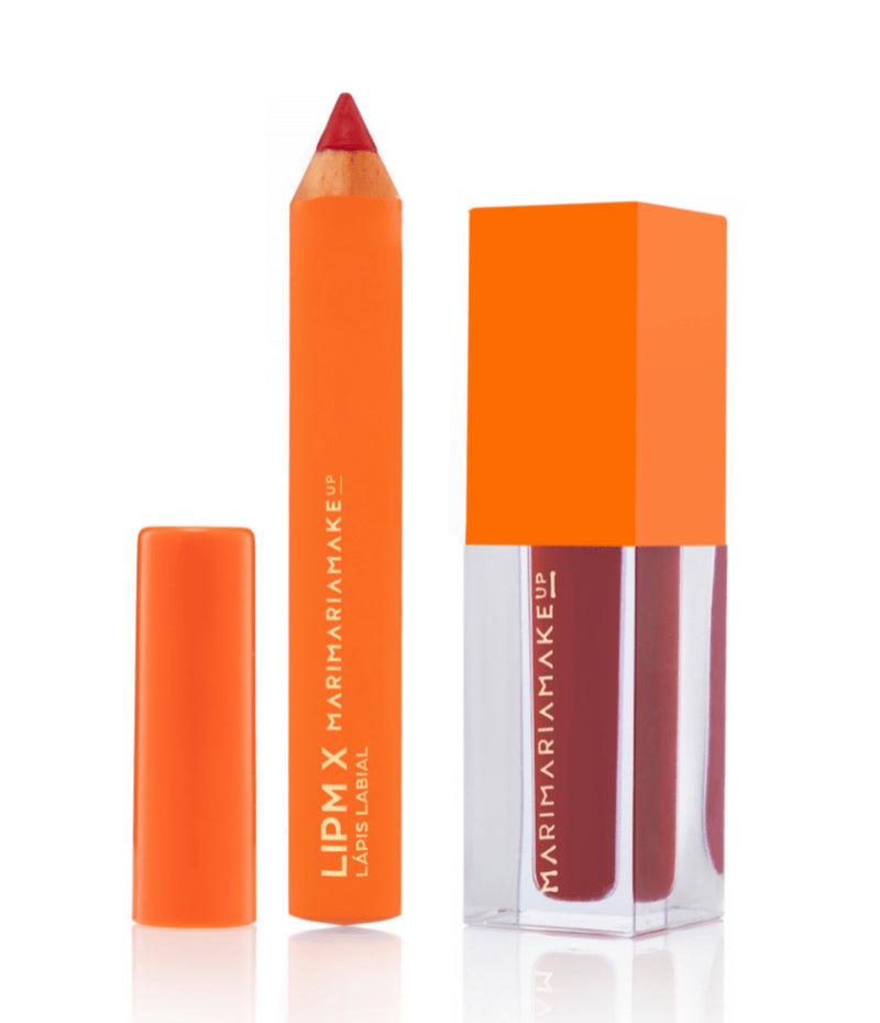 Lipmix Batom Líquido + Lápis Labial - Blazing | Mari Maria Makeup
