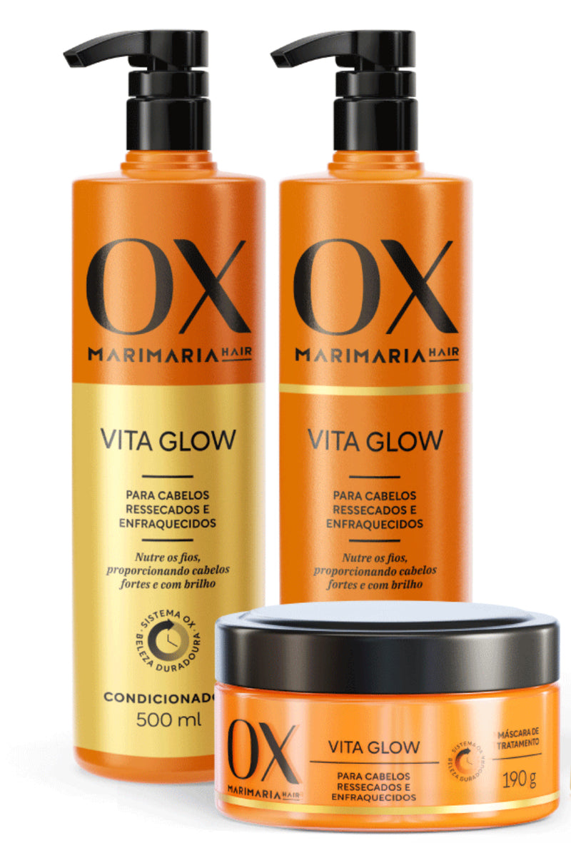 Kit Vita Glow 500ML cada | OX Mari Maria Hair