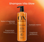Kit Vita Glow Shampoo+condicionador+ Defrizante + BRINDE OX Mari Maria Hair