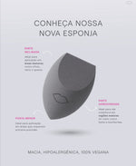 Esponja de Maquiagem Boca Rosa