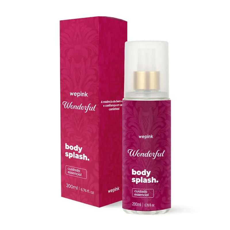 Body Splash Wonderful Desodorante Colônia 200ml - Wepink