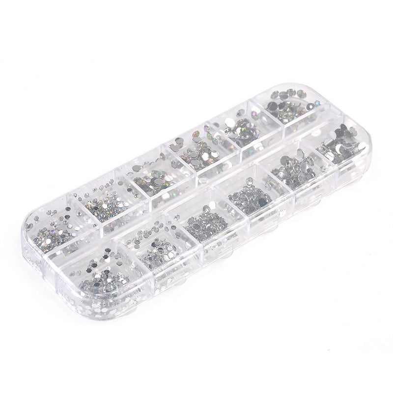 Caixinha de strass para maquiagem e unhas