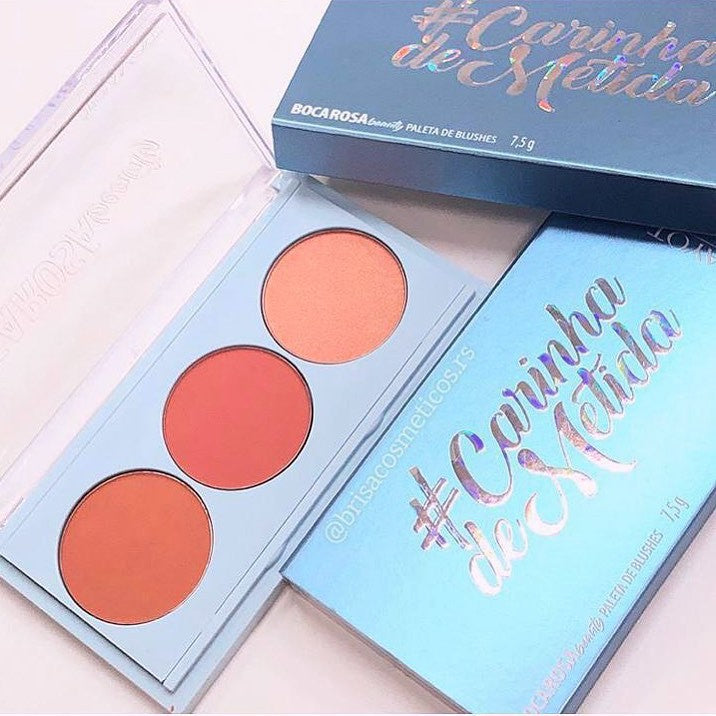 Paleta de Blush Boca Rosa by Payot - #CarinhaDeMetida