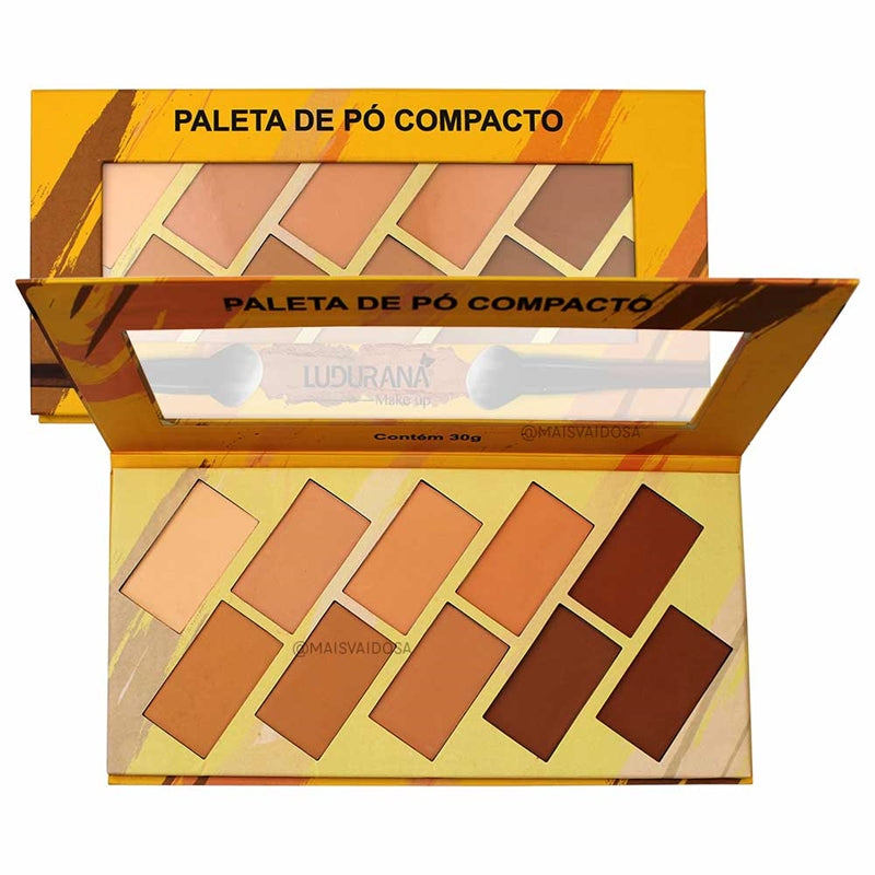 Paleta de pó compacto Ludurana
